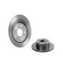 Brembo KT00880 Brembo ceramic brake pad and UV coated solid  brake disc kit