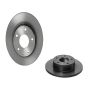 Brembo KT00895 Brembo ceramic brake pad and UV coated solid  brake disc kit