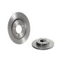 Brembo KT00A29 Brembo ceramic brake pad and UV coated solid  brake disc kit