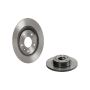 Brembo KT00971 Brembo ceramic brake pad and UV coated solid  brake disc kit