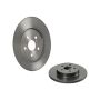 Brembo KT00959 Brembo ceramic brake pad and UV coated solid  brake disc kit
