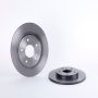 Brembo KT00792 Brembo ceramic brake pad and UV coated solid  brake disc kit