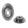 Brembo KT00850 Brembo ceramic brake pad and UV coated solid  brake disc kit