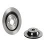 Brembo KT00663 Brembo ceramic brake pad and UV coated solid  brake disc kit