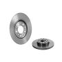 Brembo KT00638 Brembo ceramic brake pad and UV coated solid  brake disc kit