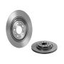 Brembo KT00672 Brembo ceramic brake pad and UV coated solid  brake disc kit