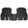 HUSKY LINERS HSK14041 18-  Jeep JL 2nd Seat Fl oor Liner Black Weatherb