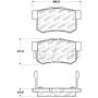 StopTech Performance 08-10 Honda Accord EX/EX-L Coupe / 08-10 LX/LX-P/LX+ Sedan Rear Brake Pads