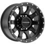 Raceline 934B Clutch 17x9in / 8x170 BP / -12mm Offset / 130.81mm Bore - Satin Black Wheel
