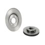 Brembo KT00942 Brembo ceramic brake pad and UV coated vented  brake disc kit