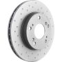Brembo KTX0143 Brembo ceramic brake pad and Xtra vented drilled brake disc kit