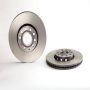 Brembo KT00479 Brembo ceramic brake pad and UV coated vented  brake disc kit