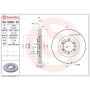 Brembo 09.6866.20 Premium Vented Brake Rotor