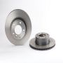 Brembo KT00B57 Brembo ceramic brake pad and UV coated vented  brake disc kit