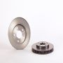 Brembo KT00872 Brembo ceramic brake pad and UV coated vented  brake disc kit