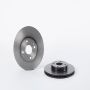 Brembo KT00743 Brembo ceramic brake pad and UV coated vented  brake disc kit