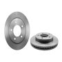 Brembo KT00860 Brembo ceramic brake pad and UV coated vented  brake disc kit