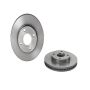 Brembo KT00939 Brembo ceramic brake pad and UV coated vented  brake disc kit