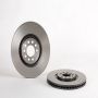 Brembo KT00A03 Brembo ceramic brake pad and UV coated vented  brake disc kit