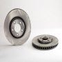 Brembo KT00936 Brembo ceramic brake pad and UV coated vented  brake disc kit