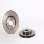 Brembo KT00739 Brembo ceramic brake pad and UV coated vented  brake disc kit