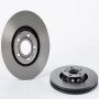 Brembo KT00488 Brembo ceramic brake pad and UV coated vented  brake disc kit