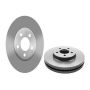 Brembo KT00636 Brembo ceramic brake pad and UV coated vented  brake disc kit