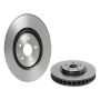 Brembo KT00986 Brembo ceramic brake pad and UV coated PVT  brake disc kit