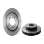 Brembo KT00858 Brembo ceramic brake pad and UV coated vented  brake disc kit