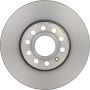 Brembo KT00945 Brembo ceramic brake pad and UV coated vented  brake disc kit