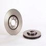 Brembo KT00797 Brembo ceramic brake pad and UV coated vented  brake disc kit