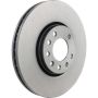 Brembo KT00797 Brembo ceramic brake pad and UV coated vented  brake disc kit