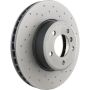 Brembo KTX0177 Brembo ceramic brake pad and Xtra vented drilled brake disc kit