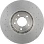 Brembo KTX0177 Brembo ceramic brake pad and Xtra vented drilled brake disc kit