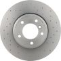 Brembo KTX0177 Brembo ceramic brake pad and Xtra vented drilled brake disc kit
