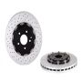 Brembo 09.9254.33 Premium Floating Two Piece UV Coated Vented Drilled And Slotted Brake Rotor
