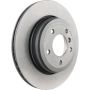 Brembo KT00A91 Brembo ceramic brake pad and UV coated vented  brake disc kit