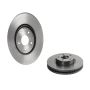 Brembo KT00634 Brembo ceramic brake pad and UV coated vented  brake disc kit