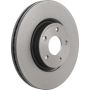 Brembo KT00634 Brembo ceramic brake pad and UV coated vented  brake disc kit