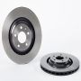 Brembo KT00818 Brembo ceramic brake pad and UV coated vented  brake disc kit