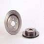 Brembo KT00559 Brembo ceramic brake pad and UV coated vented  brake disc kit
