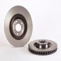 Brembo KT00588 Brembo ceramic brake pad and UV coated vented  brake disc kit