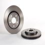 Brembo KT00960 Brembo ceramic brake pad and UV coated vented  brake disc kit