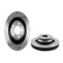 Brembo KT00846 Brembo ceramic brake pad and UV coated PVT slotted brake disc kit