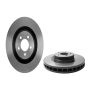 Brembo KT00511 Brembo ceramic brake pad and UV coated PVT  brake disc kit