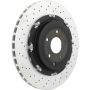 Brembo 09.A190.13 Premium Floating Two Piece UV Coated Vented Drilled And Slotted Brake Rotor