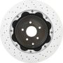 Brembo 09.A190.13 Premium Floating Two Piece UV Coated Vented Drilled And Slotted Brake Rotor