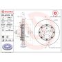Brembo 09.A193.13 Premium Floating Two Piece UV Coated Vented Drilled And Slotted Brake Rotor