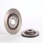 Brembo KT00825 Brembo ceramic brake pad and UV coated vented  brake disc kit