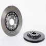 Brembo KT00459 Brembo ceramic brake pad and UV coated vented  brake disc kit